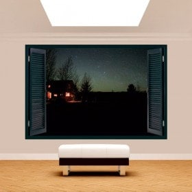 Ventanas 3D Cabaña En La Naturaleza