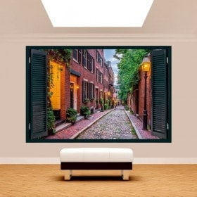 Ventanas 3D Boston Calles