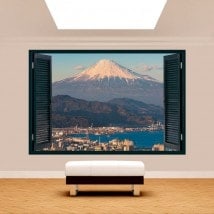 Ventanas 3D Ciudad Monte Fuji