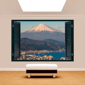 Ventanas 3D Ciudad Monte Fuji