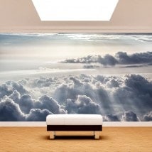 Fotomural Nubes Y Rayos De Sol