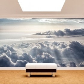 Fotomural Nubes Y Rayos De Sol