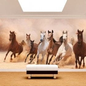 Fotomurales Estampida De Caballos
