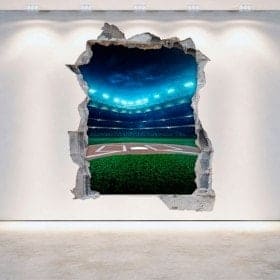 Vinilos Pared Rota 3D B&eacute;isbol