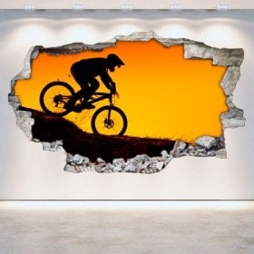 Vinilos Bicicleta Montaña 3D