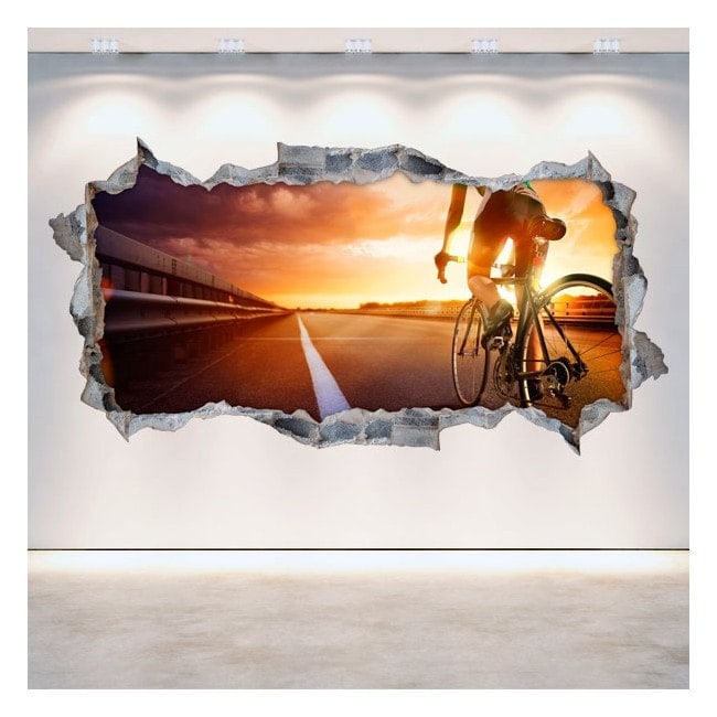 Vinilo Pegatina Ciclista. Decorativo para todo tipo de superficies