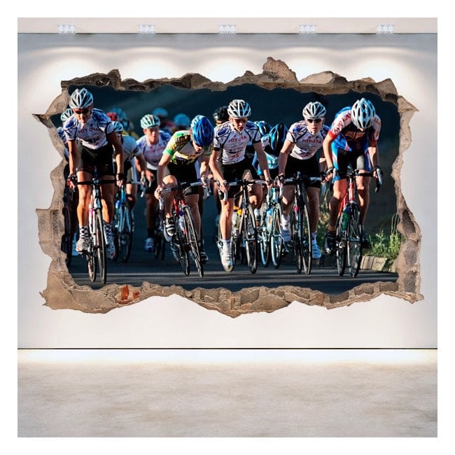 Vinilo Pegatina Ciclista. Decorativo para todo tipo de superficies