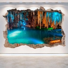 Vinilos Cuevas Y Grutas 3D