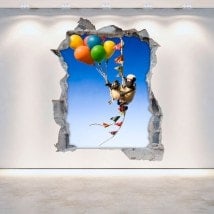 Vinilos Pared Rota 3D La Oveja Shaun