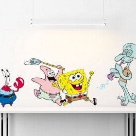 Vinilos Infantiles Bob Esponja Kit Pegatinas