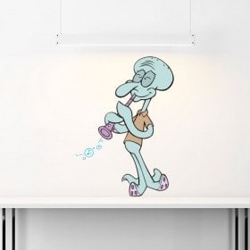 Vinilos Infantiles Calamardo Bob Esponja