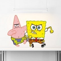 Vinilos Infantiles Bob Esponja Y Patricio