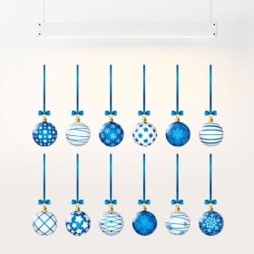 Pegatinas Bolas Navidad