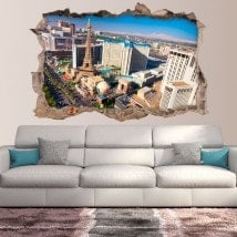 Vinilos 3D Pared Rota Las Vegas