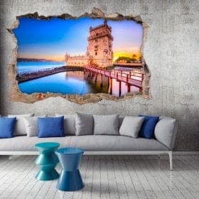 Vinilos 3D Portugal Torre De Bel&eacute;m