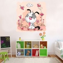 Vinilos Infantiles Perro Y Naturaleza