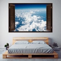 Ventanas De Vinilo Nubes En El Cielo