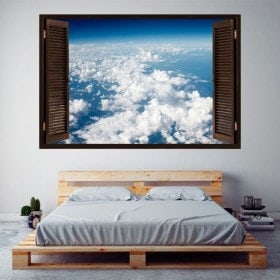 Ventanas De Vinilo Nubes En El Cielo