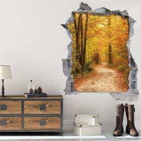 Vinilos 3D Camino En La Naturaleza