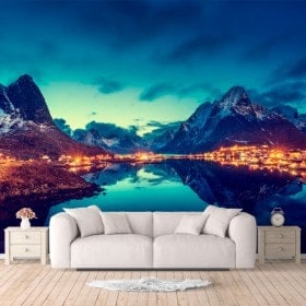 Fotomurales Reine Islas Noruega