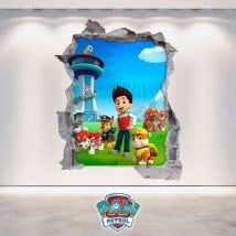 Vinilos 3D Paw Patrol La Patrulla Canina
