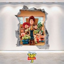 Vinilo Infantil Toy Story 3D