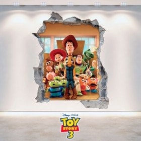 Vinilo Infantil Toy Story 3D