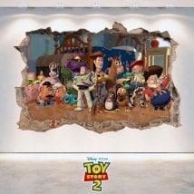 Vinilos Infantiles 3D Toy Story 2