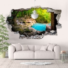 Vinilos 3D Cascadas Y Naturaleza