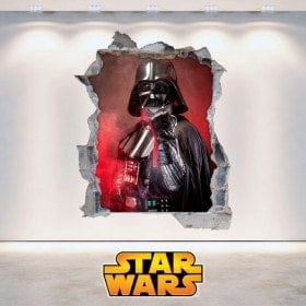 Vinilos 3D Star Wars Darth Vader