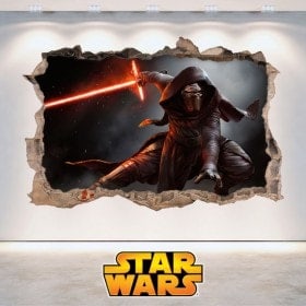 Adhesivos Star Wars Kylo Ren 3D