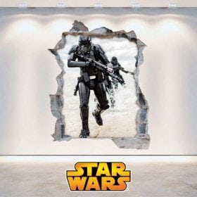 Pegatinas De Paredes Star Wars 3D