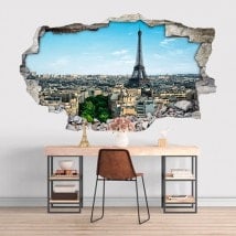 Vinilos 3D Torre Eiffel