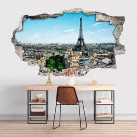 Vinilos 3D Torre Eiffel