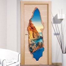 Vinilos De Puertas Parque Nacional Cinco Tierras Italia