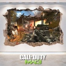 Vinilos Y Pegatinas 3D Call Of Duty Modern Warfare 3