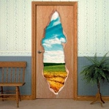 Vinilos Para Puertas Campo De Trigo
