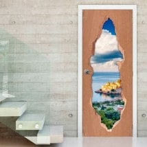 Vinilos De Puertas Sveti Stefan Montenegro