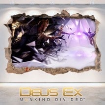 Vinilos Decorativos 3D Deus Ex Mankind Divided