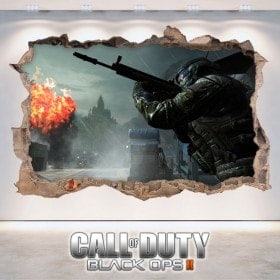 Vinilos Decorativos 3D Call Of Duty Black Ops 2