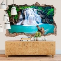 Vinilos Decorativos Cascadas Huay Mae Kamin 3D