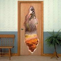 Vinilos Para Puertas Rayos De Sol En La Naturaleza