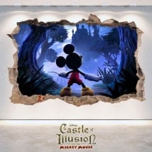 Vinilos Infantiles 3D Castle Of Illusion