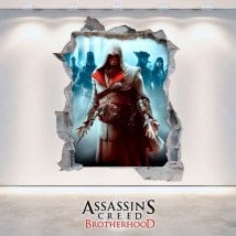 Pegatinas Y Vinilos 3D Assassin's Creed Brotherhood