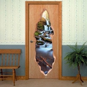 Vinilos Para Puertas Cascadas Naturaleza