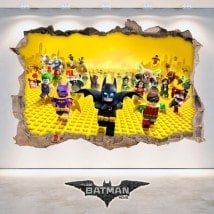 Vinilos Decorativos 3D Batman Lego