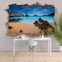 Vinilos Decorativos 3D Mar Y Playa