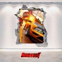 Vinilos Videojuegos Burnout Revenge 3D