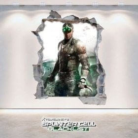 Vinilos Decorativos 3D Tom Clancy's Splinter Cell Blacklist