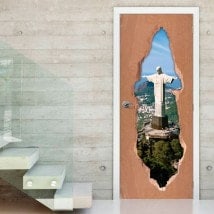 Vinilos Para Puertas Cristo Redentor